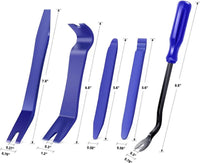 NAVIBOP 5-delige Deurclip Paneel & Radio Trim Removal Gereedschapsset | Plastic Auto Demontageset voor Interieur Reparatie