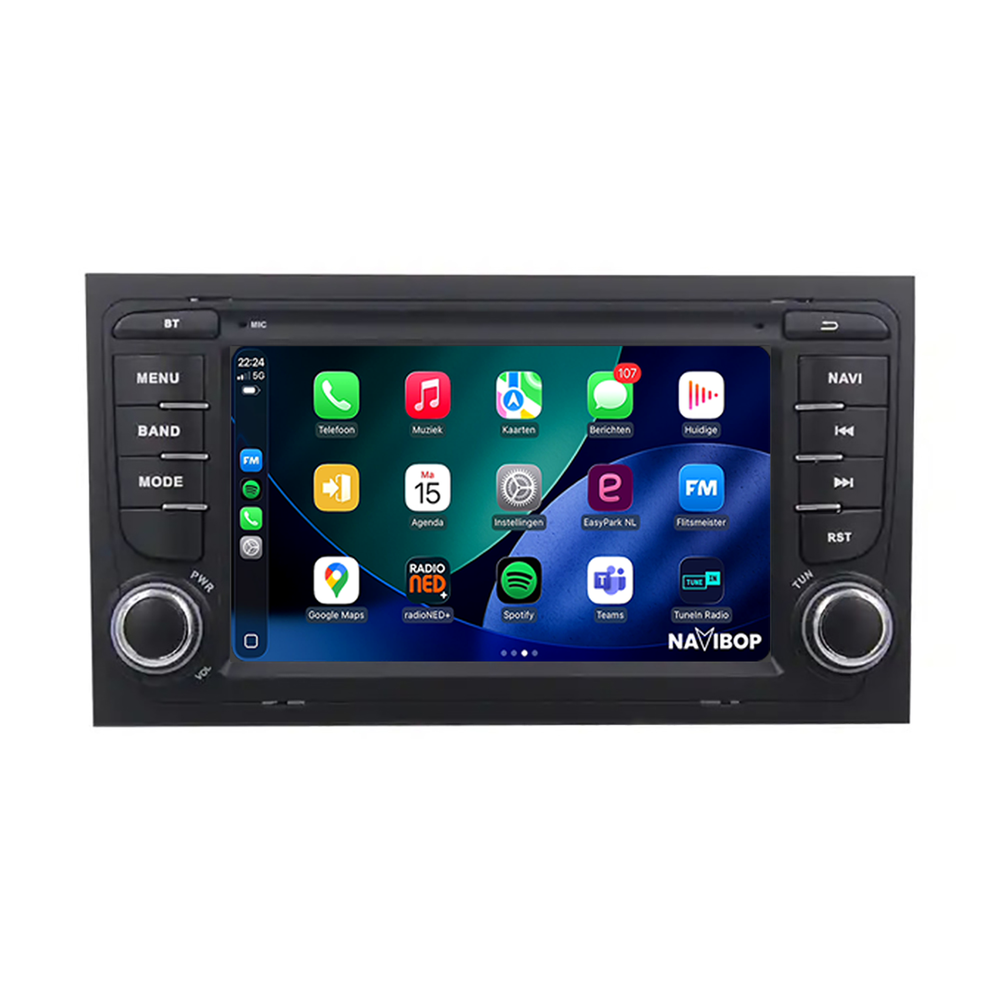 Audi A4 | Autoradio | 2002 t/m 2013 | Android 15 | Apple CarPlay & Android Auto