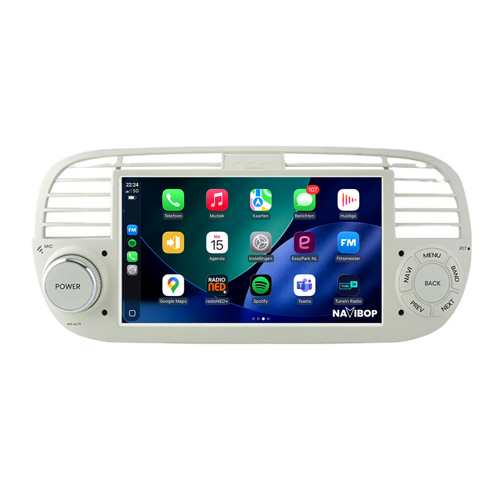 Abarth 500 | Autoradio | 2005 t/m 2017 | Android 15 | Apple CarPlay & Android Auto