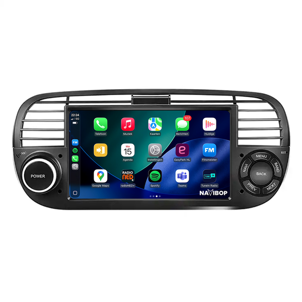 Abarth 500 | Autoradio | 2005 t/m 2017 | Android 15 | Apple CarPlay & Android Auto