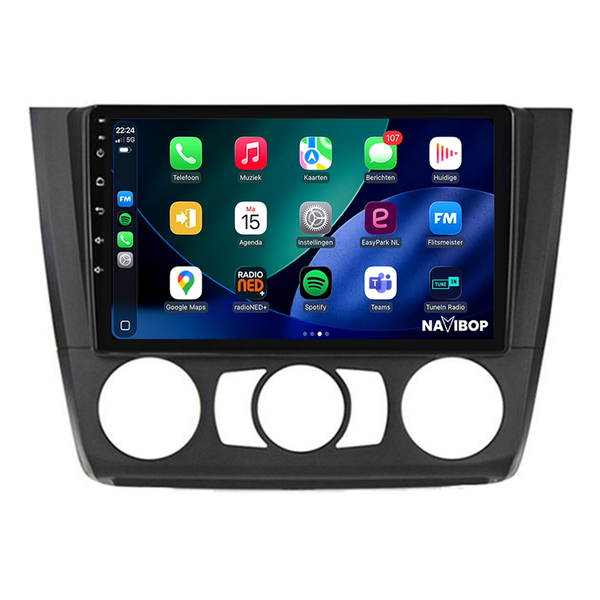 BMW 1 Serie | Autoradio | 2005 t/m 2013 | Android 15 | Apple CarPlay & Android Auto