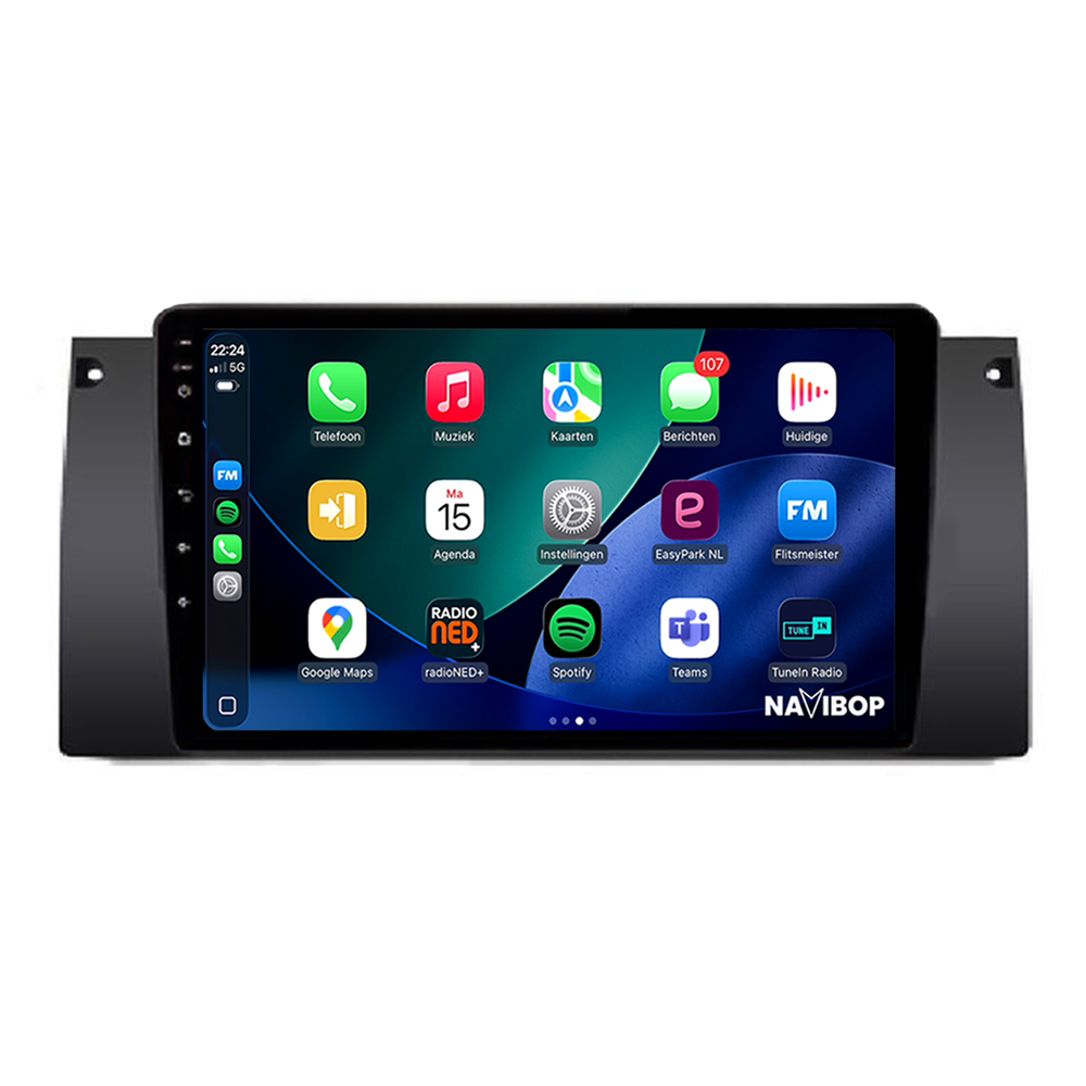 BMW 5-Serie | Autoradio | 1996 t/m 2003 | Android 14 | Apple CarPlay & Android Auto