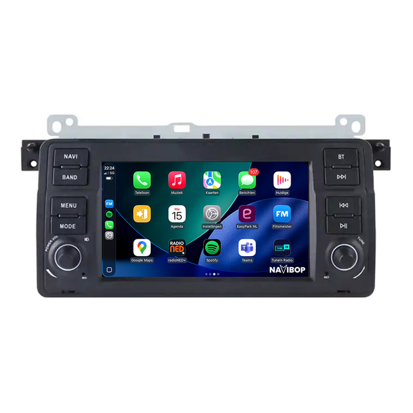 BMW 3-Serie E46 | Autoradio | 1998 t/m 2006 | Android 14 | Apple CarPlay & Android Auto