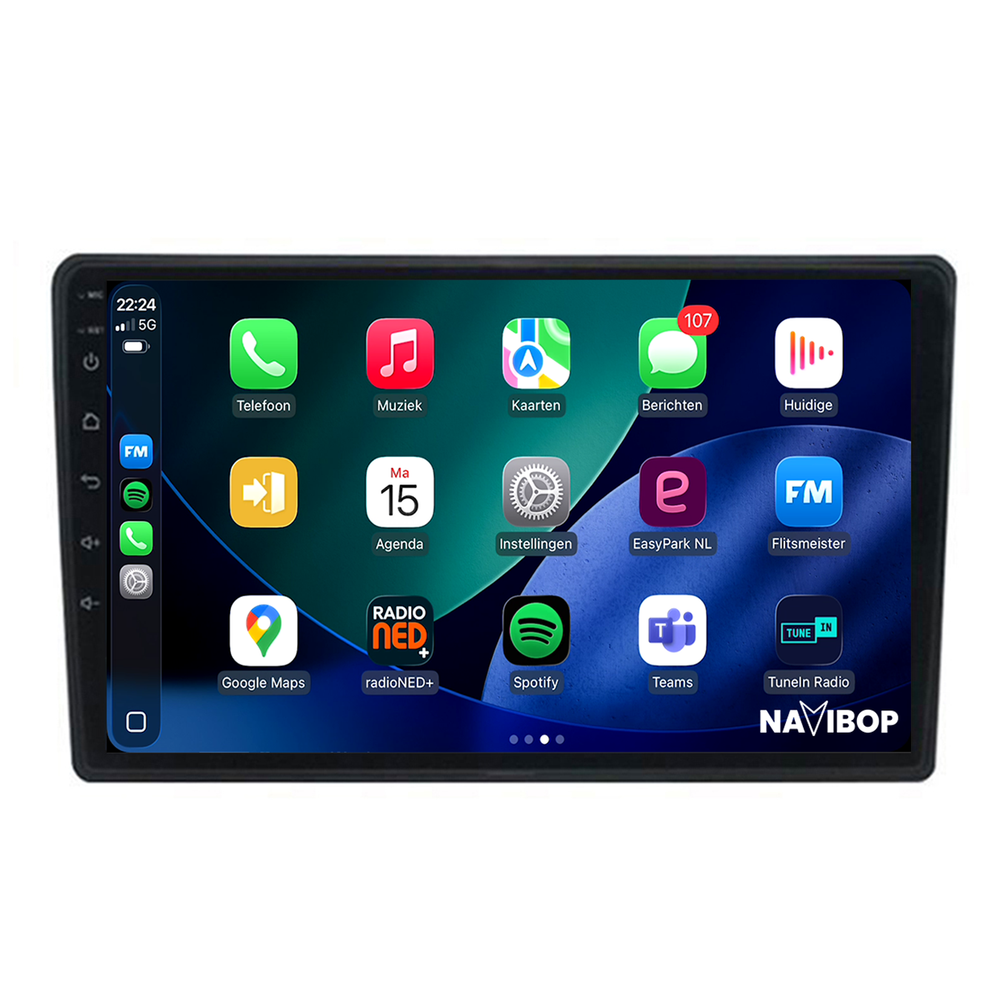 Fiat Panda | Autoradio | 2003 t/m 2012 | Android 15 | Apple CarPlay & Android Auto