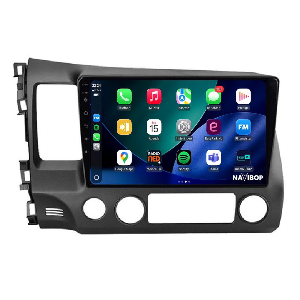 Honda Civic | Autoradio | 2007 t/m 2011 | Android 14 | Apple CarPlay & Android Auto