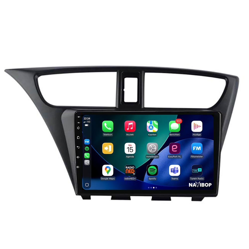 Honda Civic | Autoradio | 2007 t/m 2016 | Android 15 | Apple CarPlay & Android Auto