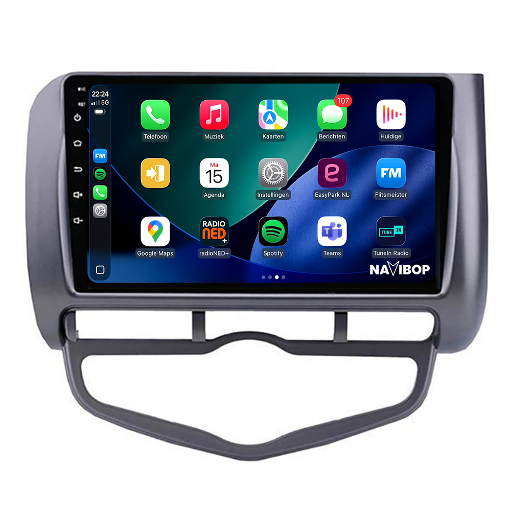 Honda Jazz | Autoradio | 2002 t/m 2008 | Android 15 | Apple CarPlay & Android Auto