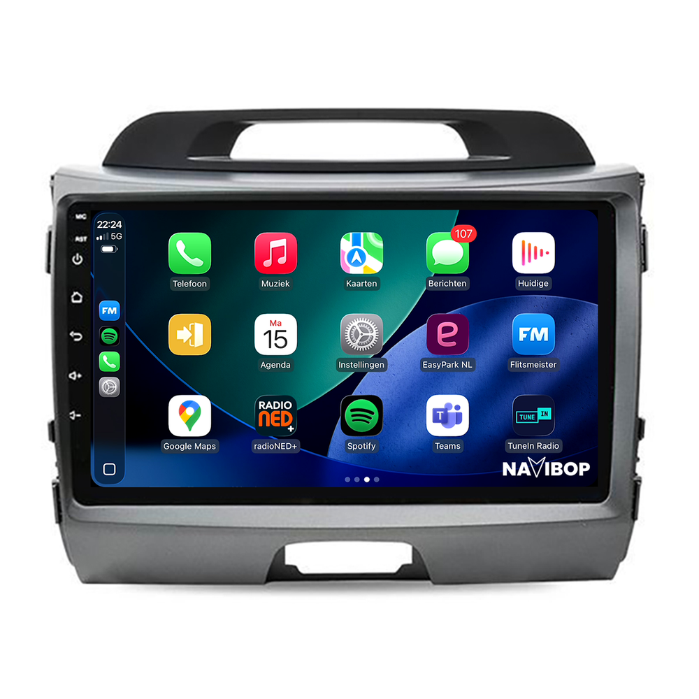 Kia Sportage | Autoradio | 2010 t/m 2016 | Android 15 | Apple CarPlay & Android Auto