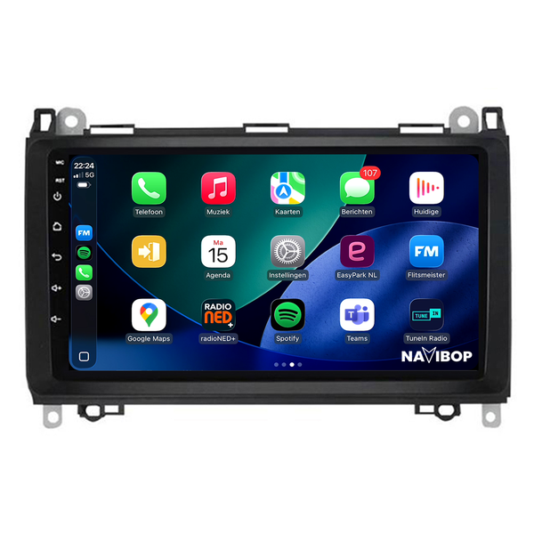 Mercedes B-klasse | Autoradio | 2004 t/m 2012 | Android 15 | Apple CarPlay & Android Auto
