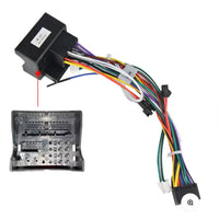 Volkswagen Polo | Inbouwframe + aansluitkabels | Zwart