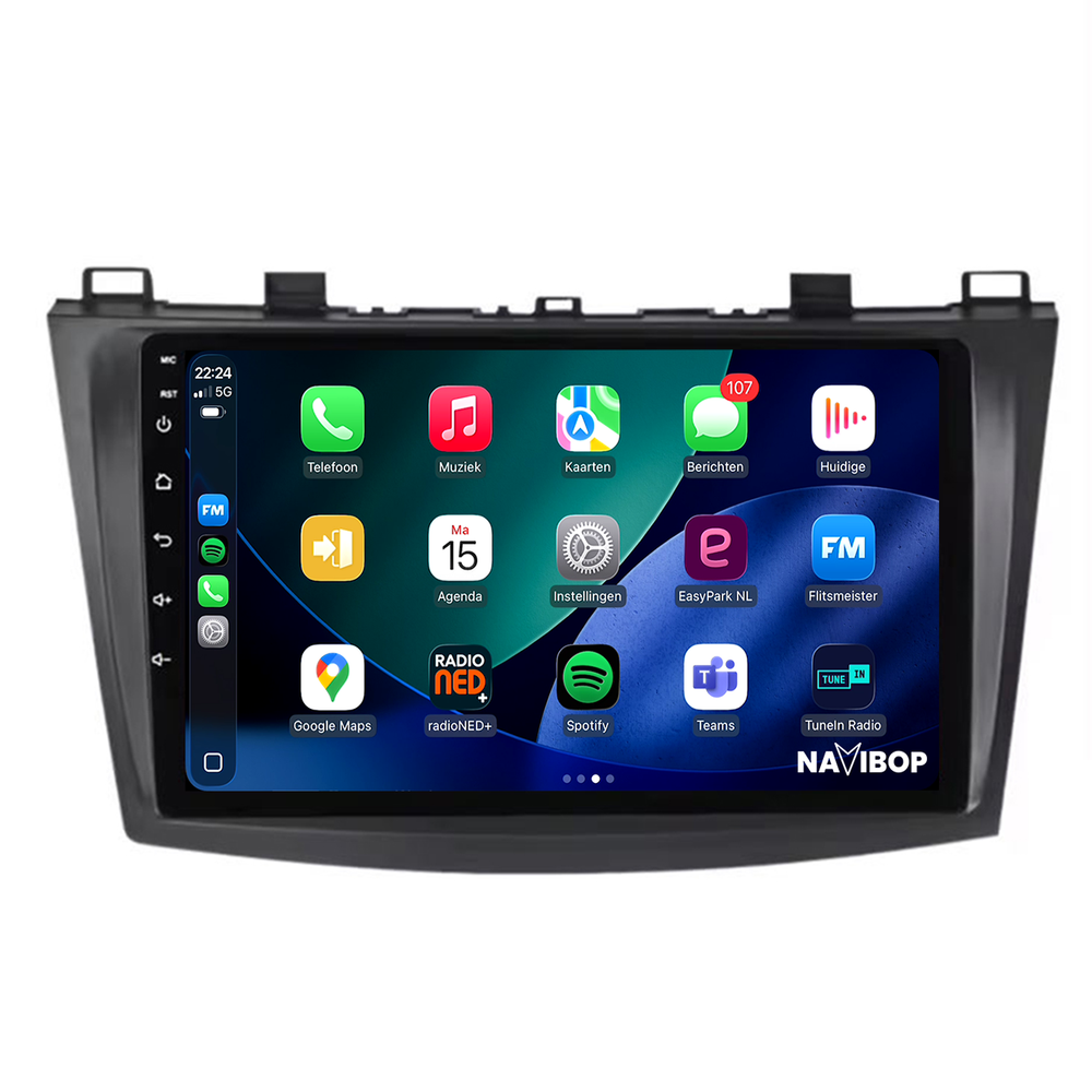 Mazda 3 | Autoradio | 2009 t/m 2013 | Android 14 | Apple CarPlay & Android Auto