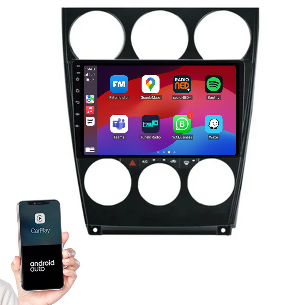 Mazda 6 | Autoradio | 2004 t/m 2015 | Android 14 | Apple CarPlay & Android Auto