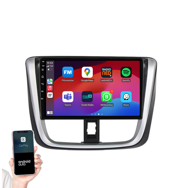 Toyota Yaris | Autoradio | 2014 t/m 2018 | Android 14 | Apple CarPlay & Android Auto