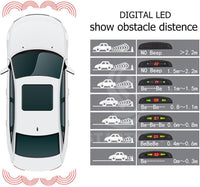 Parkeersensoren met parkeerhulp | Zwart | LED Display | NAVIBOP NAVIBOP-PS-3001