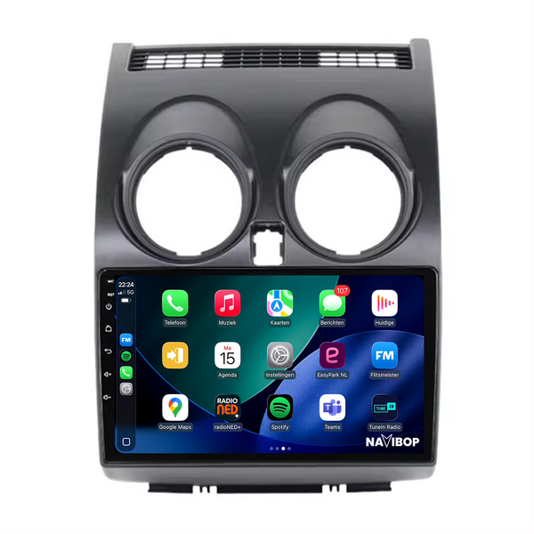 Nissan Qashqai | Autoradio | 2006 t/m 2013 | Android 14 | Apple CarPlay & Android Auto