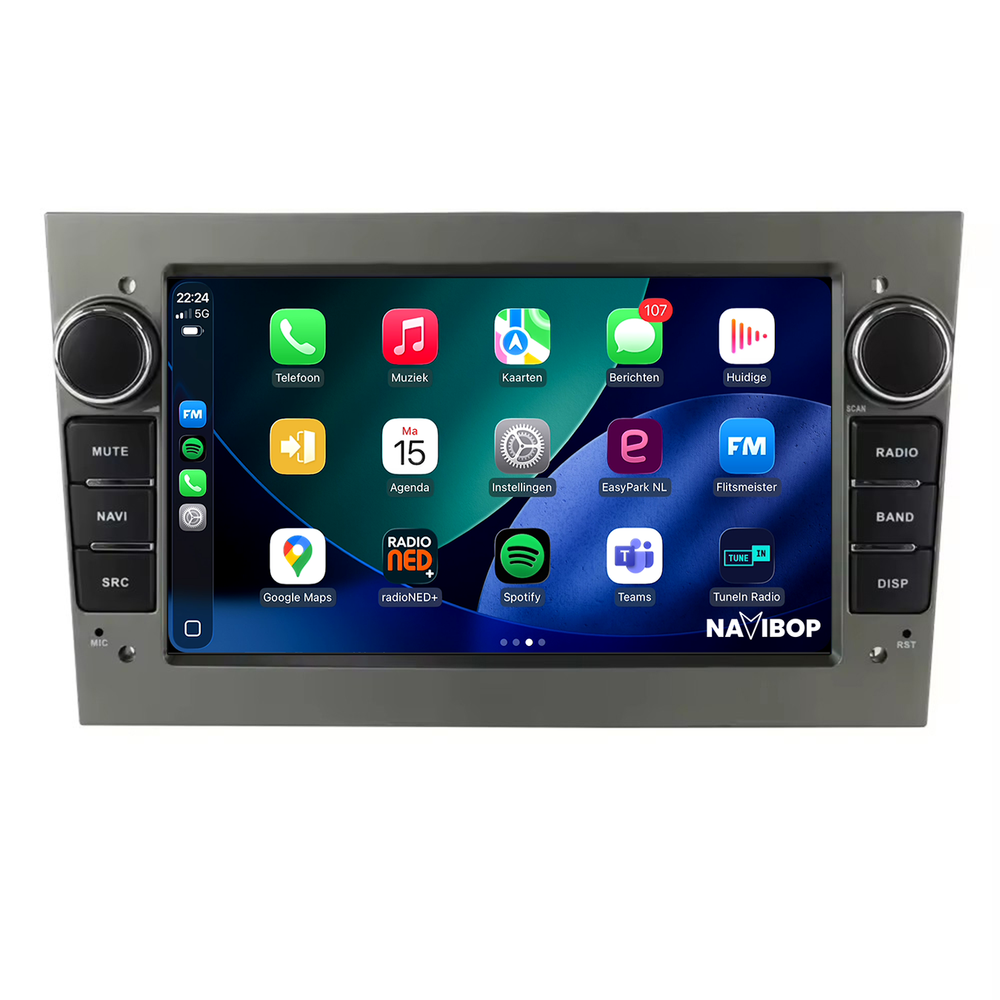 Opel Astra H | Autoradio | 2004 t/m 2010 | Android 15 | Apple CarPlay & Android Auto