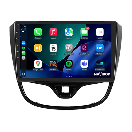 Opel Karl | Autoradio | 2015 t/m 2020 | Android 14 | Apple CarPlay & Android Auto