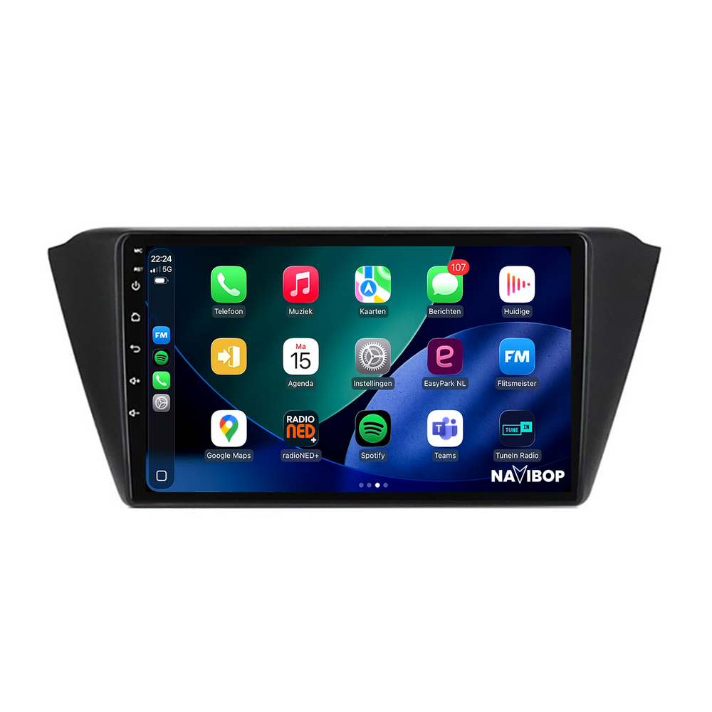 Skoda Fabia | Autoradio | 2015 t/m 2019 | Apple CarPlay & Android Auto