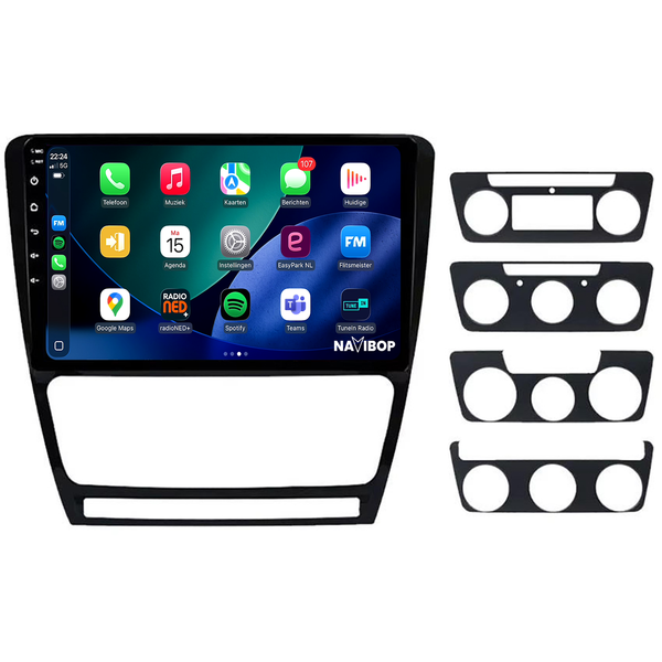 Skoda Octavia | Autoradio | 2005 t/m 2013 | Android 14 | Apple CarPlay & Android Auto