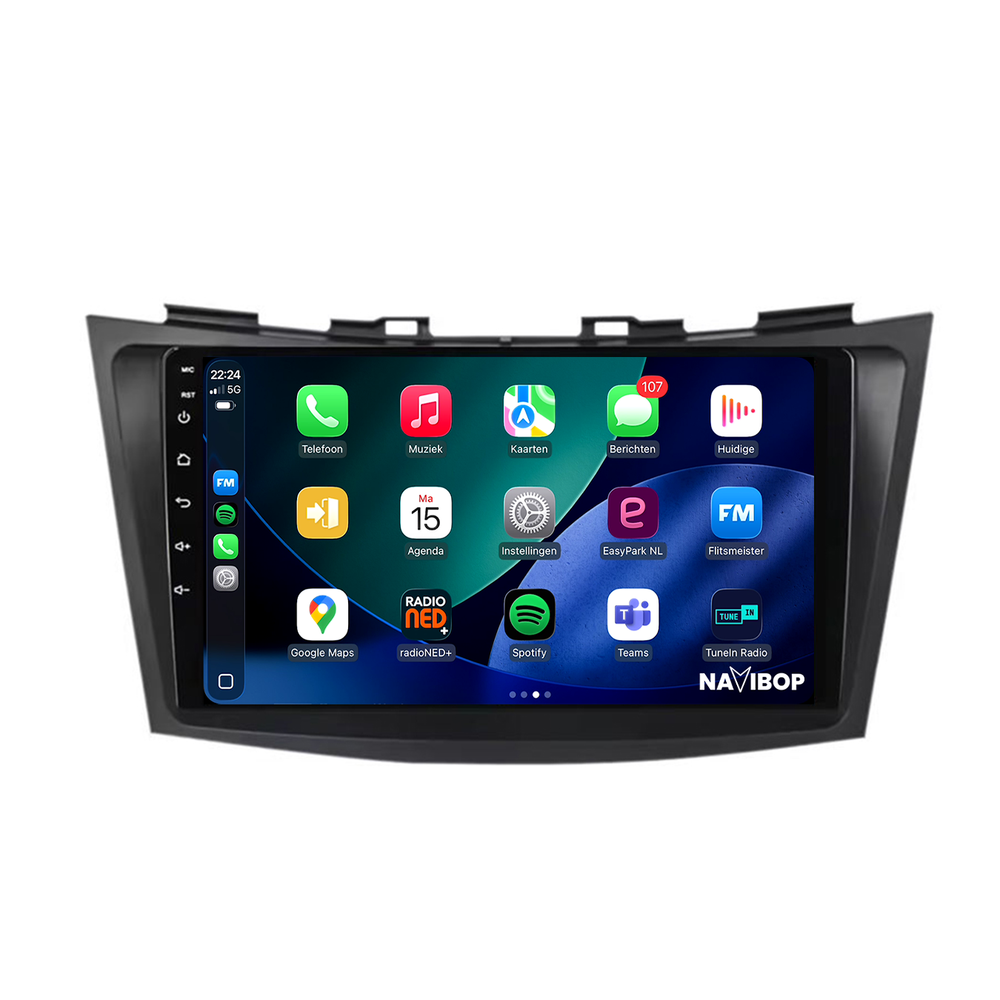 Suzuki Swift | Autoradio | 2011 t/m 2015 | Android 15 | Apple CarPlay & Android Auto