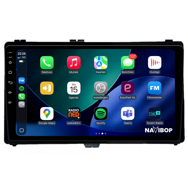 Toyota Auris | Autoradio | 2013 t/m 2016 | Android 15 | Apple CarPlay & Android Auto