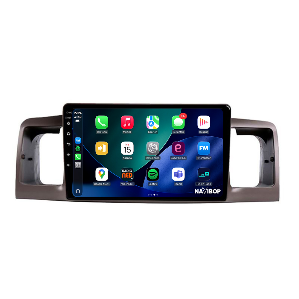 Toyota Corolla | Autoradio | 2000 t/m 2007 | Android 15 | Apple CarPlay & Android Auto