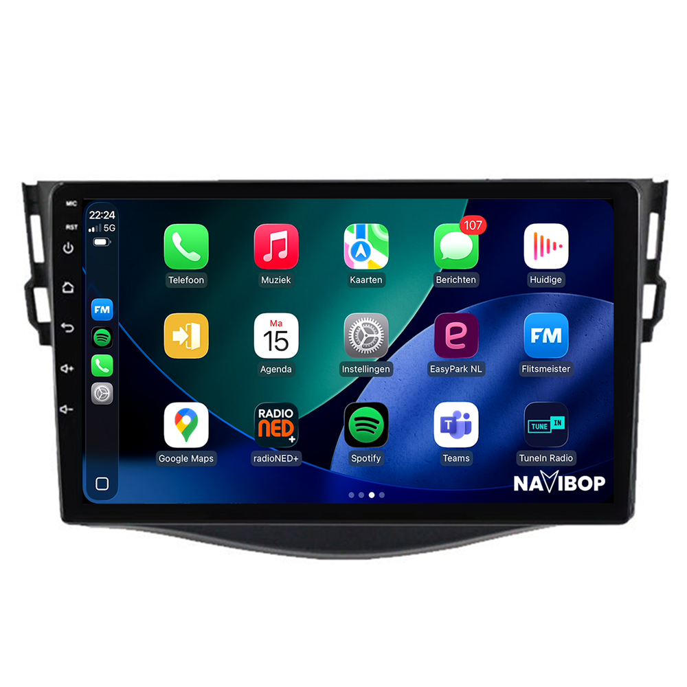 Toyota RAV-4 | Autoradio | 2006 t/m 2012 | Android 14 | Apple CarPlay & Android Auto