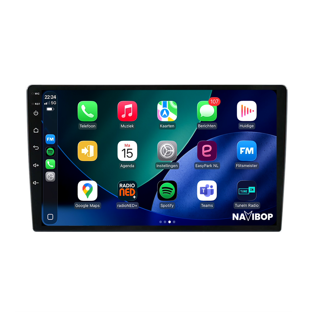 9 Inch Autoradio | Universeel 2DIN | Android 14 | Apple CarPlay & Android Auto