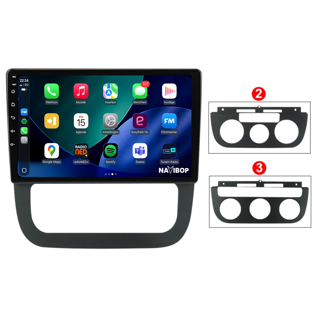 Volkswagen Jetta | Autoradio | 2005 t/m 2010 | Android 15 | Apple CarPlay & Android Auto