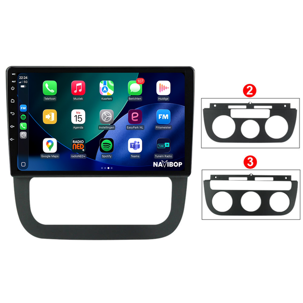 Volkswagen Jetta | Autoradio | 2005 t/m 2010 | Android 15 | Apple CarPlay & Android Auto