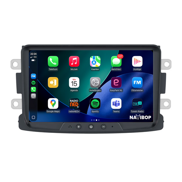 Dacia & Renault & Opel | Autoradio | 2012 t/m 2021 | Android 15 | Apple CarPlay & Android Auto