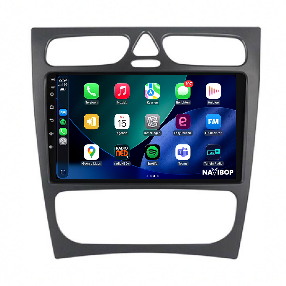 Mercedes-Benz C-Klasse & CLK | Autoradio | 2000 t/m 2011 | Android 15 | Apple CarPlay & Android Auto