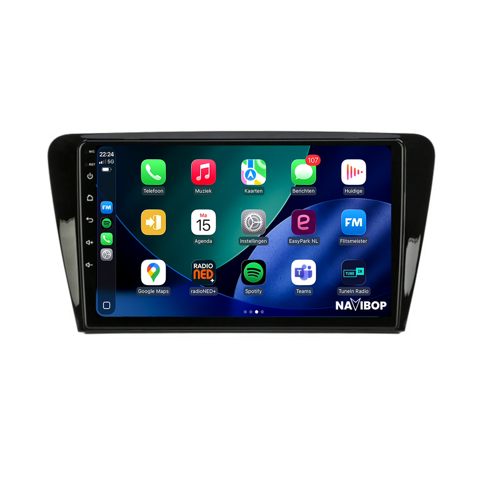 Skoda Octavia | Autoradio | 2014 t/m 2017 | Android 15 | Apple CarPlay & Android Auto