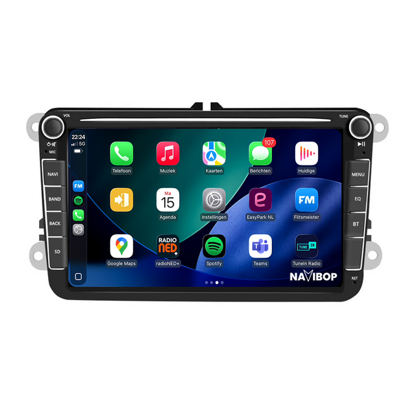 Volkswagen | Autoradio | 2003 t/m 2020 | Android 15 | Apple CarPlay & Android Auto